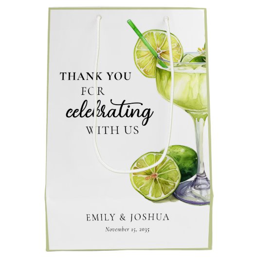 Fiesta Margarita Couples Douche Medium Cadeauzakje (Achterkant)