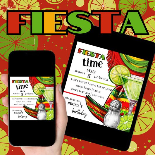 Fiesta Margarita | | LIMOEN | Partij Kaart