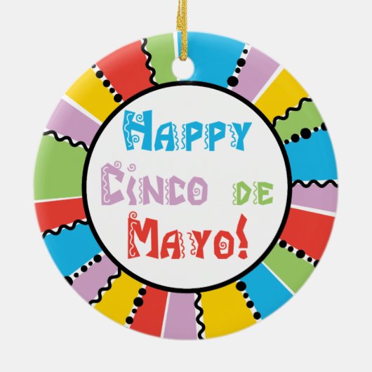 Fiesta Mastiff Keramisch Ornament (Achterkant)