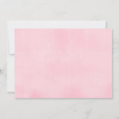 Fiesta meisje verjaardagsbloem waterverven foto kaart (Achterkant)