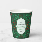 Fiesta Merry Christmas Papieren Bekers (Achterkant)