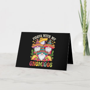 Fiesta met mijn Gnomigos Gnome Cinco de Mayo Bedankkaart