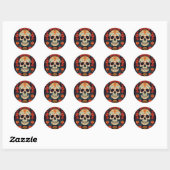 Fiesta! Mexicaans FEEST Ronde Sticker (Vel)