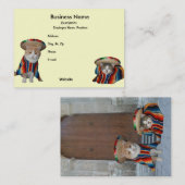 Fiesta/Mexicaans/Latijns-Amerikaans thema Visitekaartje (Voorkant / Achterkant)