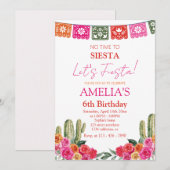 Fiesta Mexicaans meisje verjaardag Kaart (Voorkant / Achterkant)