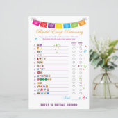 Fiesta Mexicaans Vrijgezellenfeest Game PRINTED (Staand voorkant)