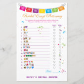 Fiesta Mexicaans Vrijgezellenfeest Game PRINTED (Voorkant)