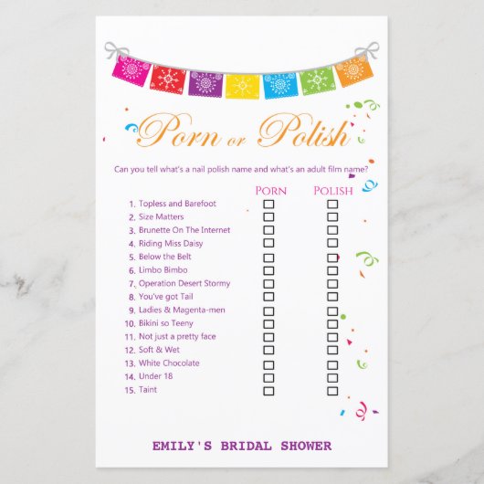 Fiesta Mexicaans Vrijgezellenfeest Game PRINTED (Voorkant)