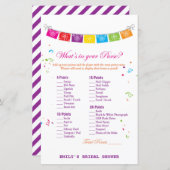 Fiesta Mexicaans Vrijgezellenfeest Game PRINTED (Voorkant / Achterkant)