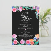 Fiesta | Mexicaanse Bloemen | Proefdiner Kaart (Staand voorkant)