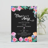 Fiesta | Mexicaanse Bloemen | Proefdiners Kaart (Staand voorkant)