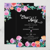 Fiesta | Mexicaanse Bloemen | Proefdiners Kaart (Voorkant / Achterkant)