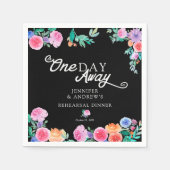 Fiesta | Mexicaanse bloemen | repetitie diner Servet (Voorkant)