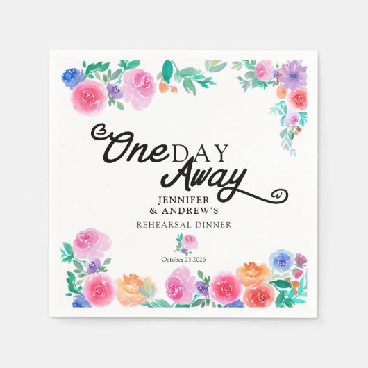 Fiesta | Mexicaanse bloemen | repetitie diner Servet (Voorkant)