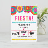 Fiesta Mexicaanse feestuitnodiging Kaart (Staand voorkant)