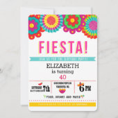 Fiesta Mexicaanse feestuitnodiging Kaart (Voorkant)