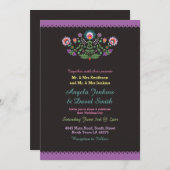 Fiesta Mexicaanse huwelijksfeest kleurrijke uitnod Kaart (Voorkant / Achterkant)