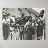 Fiesta Mexicaanse Musicians Taos NM Poster (Voorkant)