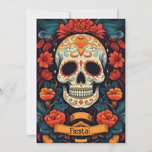 Fiesta! Mexicaanse PARTIJ Kaart (Achterkant)