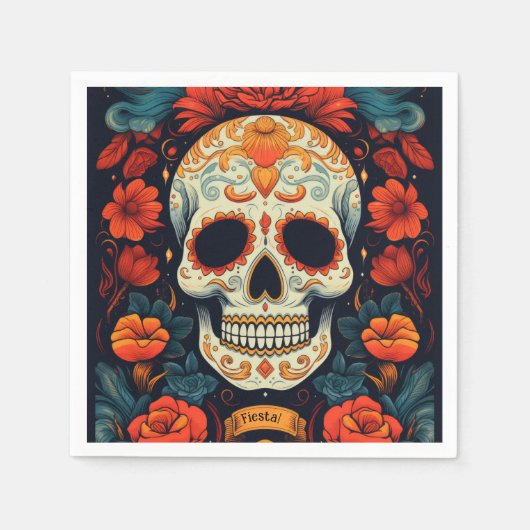 Fiesta! Mexicaanse PARTIJ Servet (Voorkant)