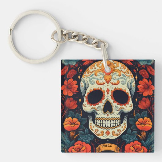 Fiesta! Mexicaanse PARTIJ Sleutelhanger (voorkant)