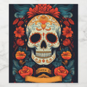 Fiesta! Mexicaanse PARTIJ Wijn Etiket (Enkel label)