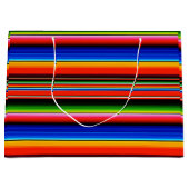 Fiesta Mexicaanse Serape Groot Cadeauzakje (Voorkant)
