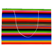 Fiesta Mexicaanse Serape Groot Cadeauzakje (Achterkant)