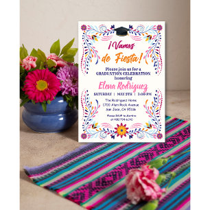 Fiesta Mexican Afstuderen Invitation Kaart