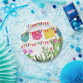 Fiesta Mexican Banners Floral Cactus Paper Bord (Feest)