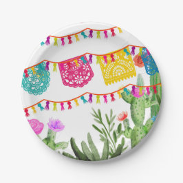 Fiesta Mexican Banners Floral Cactus Paper Bord