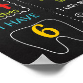 Fiesta Mexican Birthday Party-bord Poster (Hoek)