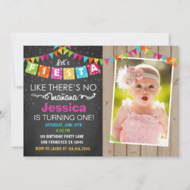 Fiesta Mexican Birthday Party Invitation Kaart