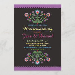 Fiesta Mexican Floral Invite Kaart