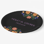 Fiesta Mexican Florals Wedding Papieren Bordje (Gekanteld)