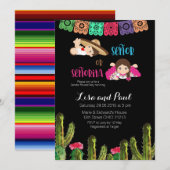 Fiesta Mexican Gender Reopenbaarmakingsuitnodiging Kaart (Voorkant / Achterkant)