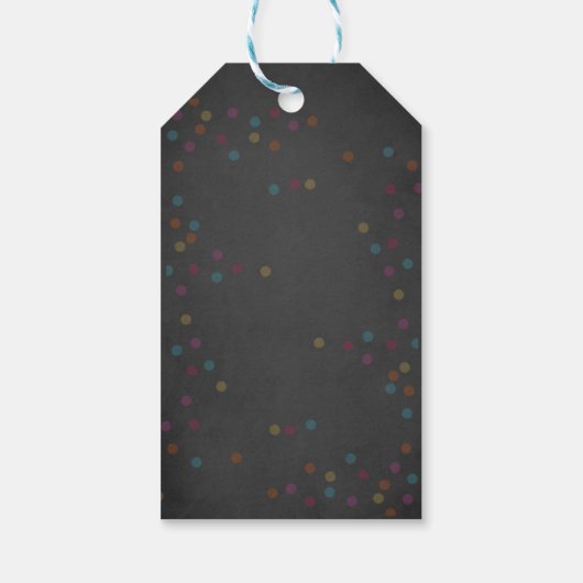 Fiesta Mexican Hartelijk dank voor Labels Birthday Cadeaulabel (Achterkant)