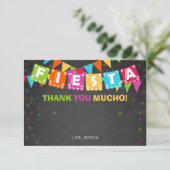 Fiesta Mexican Hartelijk dank voor uw creditcard B Bedankkaart (Staand voorkant)