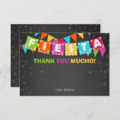 Fiesta Mexican Hartelijk dank voor uw creditcard B Bedankkaart (Voorkant / Achterkant)