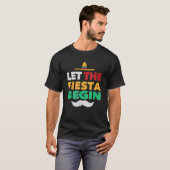 Fiesta Mexican Party T-shirt Cinco De Mayo (Voorkant volledig)