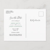 Fiesta Mexican Pastel Summer Cactus Save the Date Aankondigingskaart (Achterkant)