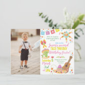 Fiesta Mexican Pinata Taco Twee dagen per dag Kaart (Staand voorkant)