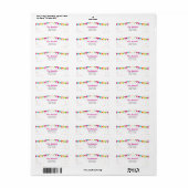 Fiesta Mexican Return Address Label (Full Sheet)