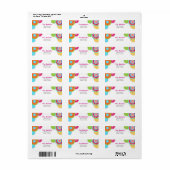 Fiesta Mexican Return Address Label (Full Sheet)
