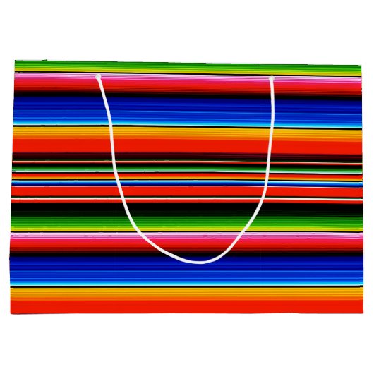 Fiesta Mexican Serape Groot Cadeauzakje (Achterkant)