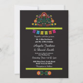 Fiesta Mexican Wedding Party Bright Invitation Kaart (Voorkant)