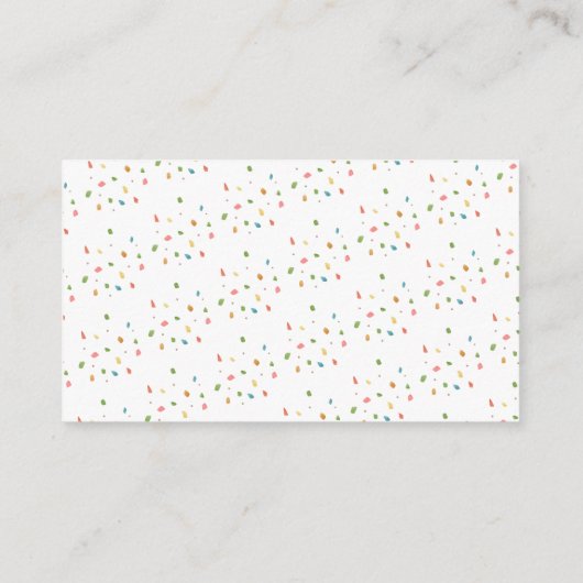 Fiesta Mexicana Cactus Baby shower Luier Raffle Informatiekaartje (Achterkant)