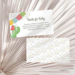 Fiesta Mexicana Cactus Confetti Boeken voor Baby Informatiekaartje