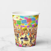 Fiesta Mexicana Papieren Bekers (Achterkant)