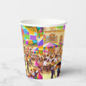 Fiesta Mexicana Papieren Bekers (Rechts)